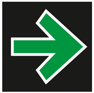 5.42 Qizil rangda o'ng tomonga burilish